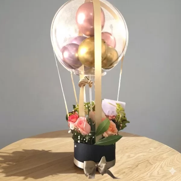 Arreglo de flores Bogotá- Rosas aerostáticas