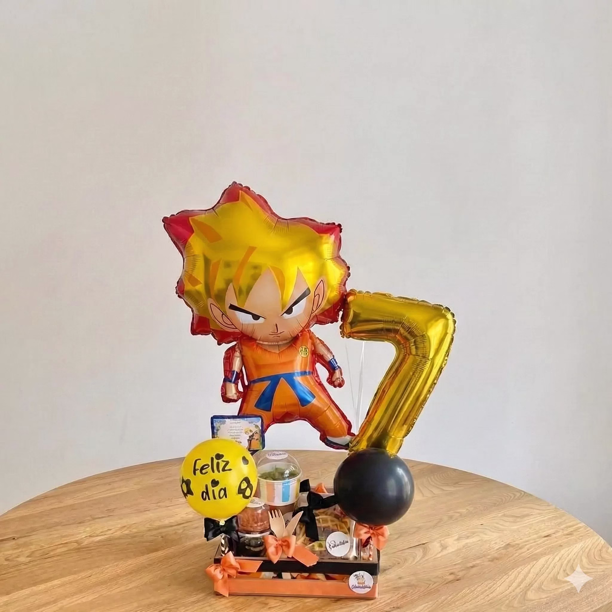 Desayuno Sorpresa Goku Dragon Ball para niños a domicilio en Bogotá