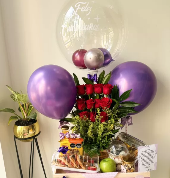 Desayuno Sorpresa a Domicilio Bogotá – Amor con rosas