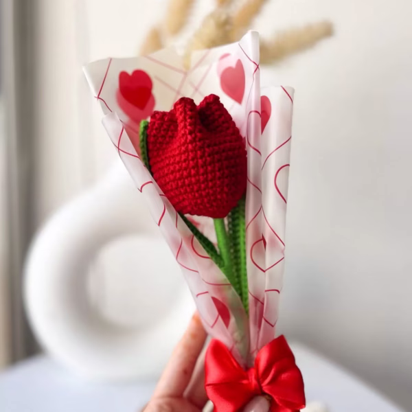 Detalles Bogota Amor y Amistad – Tulipan en crochet
