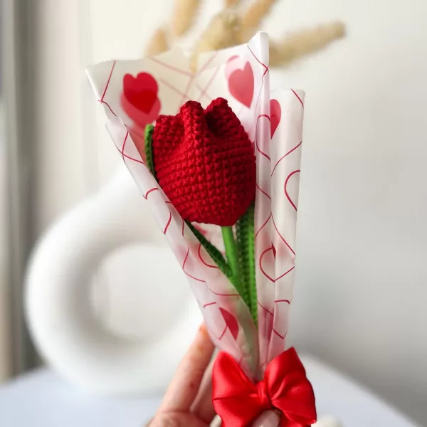 Detalles Bogota Amor y Amistad – Tulipan en crochet